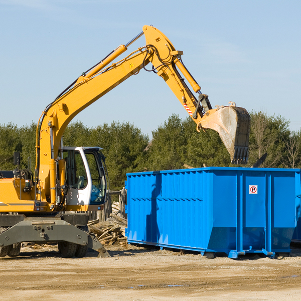 what are the rental fees for a residential dumpster in Buckhall